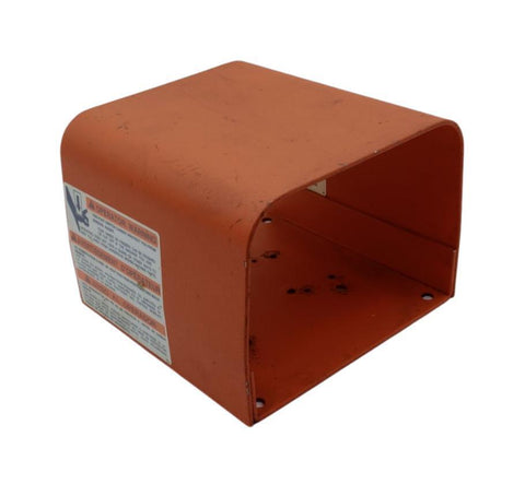 Linemaster 522-B14 Full Foot Switch Guard Heavy Gauge Steel - Orange