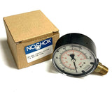 NoShok 25-900-1000 Liquid Filled Pressure Gauge 1000 PSI 1/4" NPT Bottom Mount