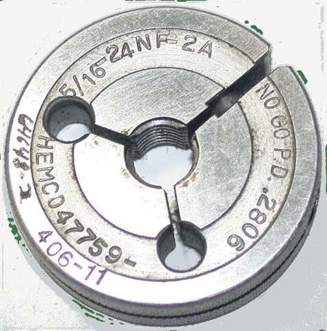 HEMCO Thread Gage 5/16"-24 UNF-2A No Go Gage