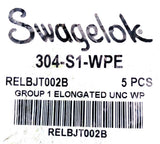 Swagelok 304-S1-WPE Elongated Fractional Group Weld Plate 2.5"