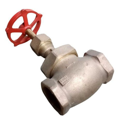 Milwaukee Valve Fig. 590 Brass Inline Gate Valve 1-1/2" 150 SWP 300 WOG