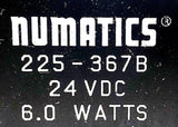Numatics I12SS6004000061 Solenoid Valve VAK-16 Bar With Two Coils 225-367B