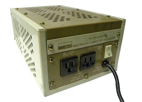 SOLA ELECTRIC MINI/MICRO COMPUTER REGULATOR 120VAC MODEL 63-13-125 - SOLD AS IS