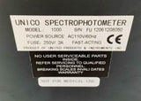 Unico 1000 Spectrophotometer 110 VAC