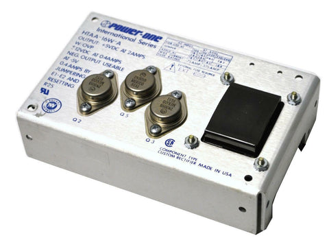 POWER ONE HTAA-16W-A INTERNATIONAL SERIES POWER SUPPLY +5 VOLTS @ 2 AMPS