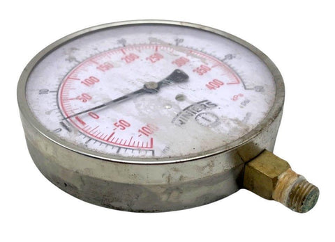 Winters 60PSI Pressure Gauge (400kPa) 1/4" NPT Bronze Tube Brass Socket