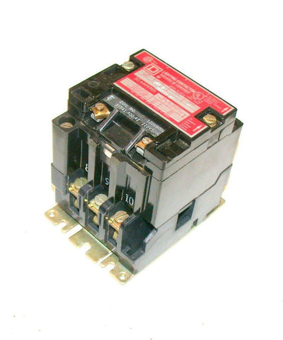 SQUARE D  8903SM02  MOTOR STARTER RELAY 30 AMP 110/120 VAC COIL