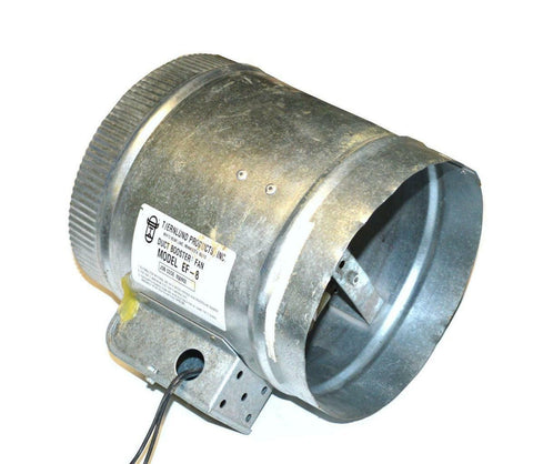 TJURNLUND PRODUCTS INC. EF-8 DUCT BOOSTER FAN 120 VAC @ 1.1 AMP
