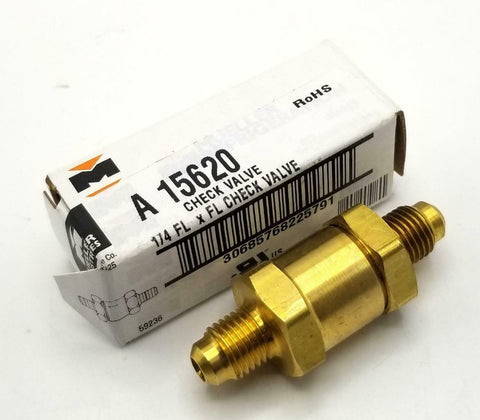 Mueller A15620 Check Valve 1/4" FL X 1/4" FL (2 Available)