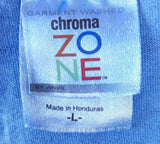 Anvil Chroma Zone Men's Ron Jon Surf Shop World Famous Orlando Blue Shirt Size L