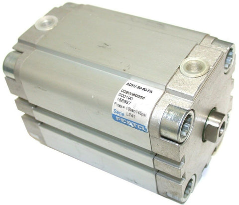 UP TO 5 NEW FESTO AIR CYLINDERS 2 3/8" STROKE 1 1/4" BORE ADVU-50-60-PA