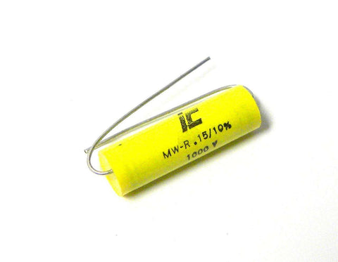BRAND NEW IC 1000 V CAPACITOR MODEL MW-R.15/10% ( 2 AVAILABLE)