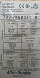 Allen- Bradley 700-PK600A1 Ser. B Control Relay 115/120V 60HZ Rail Mount