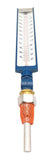 Trerice Industrial Glass Thermometer 9" Scale 3.5" Stem No Well 30-240°F