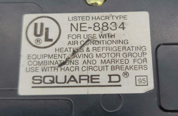 Square D NE-8834 Circuit Breaker 30 A 2 P