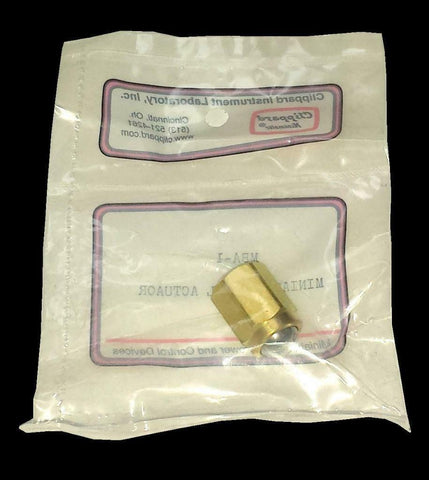 New Clippard  MBA-1  Miniature Brass Ball Actuator