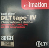 Lot of 2 Imation 51122-42337 Black Watch DLT Tape IV 1/2" 80GB/40GB Comp./Uncomp