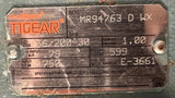Baldor CDP3436 Motor 3/4 HP 1750 RPM 180 VDC w/ Dodge MR94763 Reducer 56/200-30