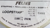 Felins 010363 Loopstrap Plastic Strapping 2,500 Ft. Roll