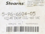 New Stearns 5-96-6604-05 Kit #6 Encap Coil Cable 460 VAC