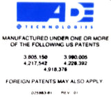 ADE 3910-0210 Single Phase Dimensional Gauging System 90-250VAC 47-440Hz 40W