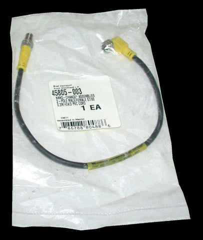 New Brad Harrison Woodhead 45805-003  Nano-Change Cordset Cable 24/3 AWG