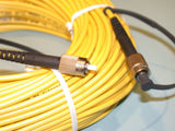 UP TO 12 NEW FIBER OPTIC PATCH CORDS 35 METERS SMF-28 SUPER-PC SM