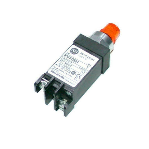 New Allen Bradley  800T-QS24  Amber Pilot Light Indicator Series T