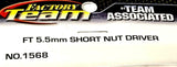 Factory Team 1568 5.5 mm Short Nut Driver