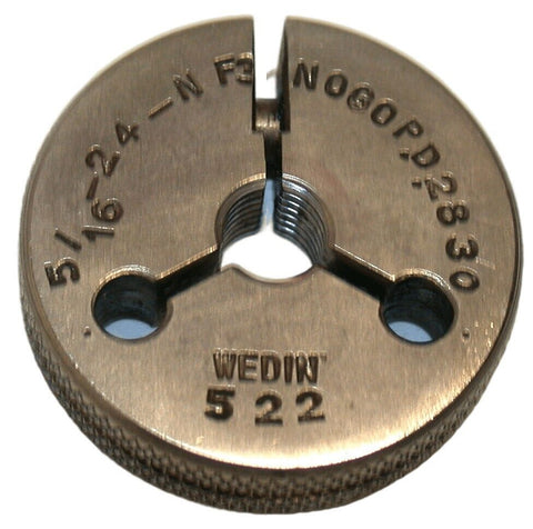 Wedin No Go Thread Ring Gage 5/16"-24 NF-3