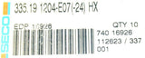Lot of 10 New Seco Carbide Milling Inserts 335.19-1204-E07