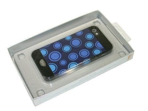 New iSkin VBPKD5-BE1 Vibes Case for iPhone 5/5S - Blue Polka Dot - FREE SHIPPING