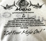 Mojo Sportfishing Gear Men's White Short Sleeve Shirt Size Large
