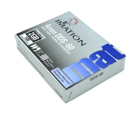Box of (10)Imation DDS-60 4mm Data Tape Black Watch 2GB Comp./1GB Uncomp. 197FT.