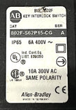 Allen Bradley 802F-S62P15-CG Series A Key Interlock Switch 400 Volts 6 Amps