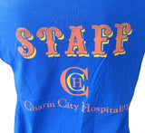 Anvil Men's Dave Matthews Band Caravan 2011 Charm City Staff Blue Shirt Size XL