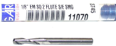 Garr Tool 2-Flute Carbide 1/8in End Mill 11070 New