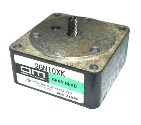 ORIENTAL MOTORS 2GN10XK GEAR HEAD 3~180 GEAR RATIO