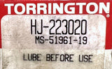 Torrington HJ-223020 Needle Roller Bearing 1.3750" X 1.8750" X 1.2500"