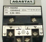 Agastat  7022AD  Time Delay Relay 5-50 Seconds 120 VAC 60 Hz