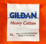 Gildan Men's Rascal Flatts Nothing Like This Tour Local Crew Orange Shirt XL