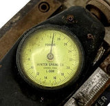 Hunter-Spring L-30M Mechanical Spring Compression Tester (Pounds) 0-28LB Vintage