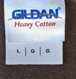 Gildan Men's Mossy Oak Graphic Brown Short Sleeve Shirt Size Large