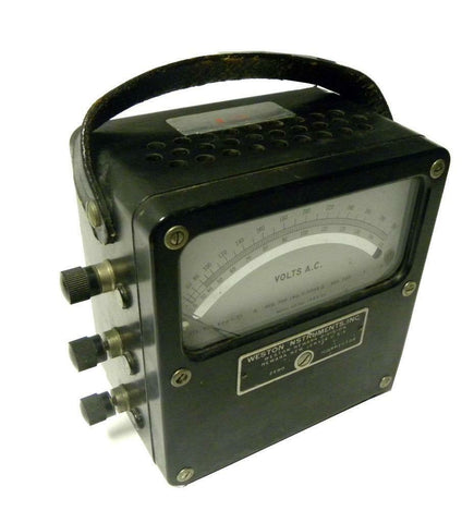 WESTON 435 AC VOLT METER 0-300 VAC - SOLD AS IS