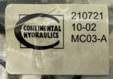 Continental Hydraulics MC03-A Cover Plate Kit (4 Available)
