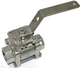 UP TO 36 NEW 3 PIECE STAINLESS STEEL BALL VALVES CII CF8M 1000 CWP