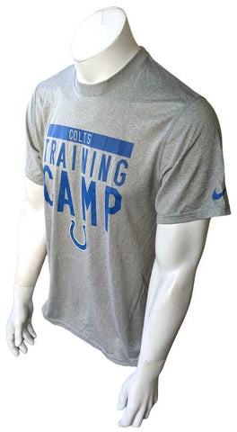 Nike Dri-Fit Men's New Indianapolis Colts Training Camp NFL Gray Shirt Size M