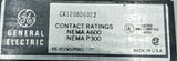 General Electric CR120B06022 Industrial Relay 10A 600V 6 Pole 50/60HZ