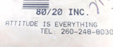 80/20 40-1961 M6 Zinc Slide-In Economy T-Nut - Pack of (100)