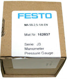Up to 32 New Festo MA-50-2.5-1/4-EN Air Pressure gauge 162837